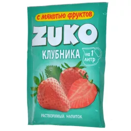 Растворимый напиток Zuko со вкусом клубники картинка 373531 - МосИгра